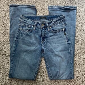 Silver Boot Cut Jeans